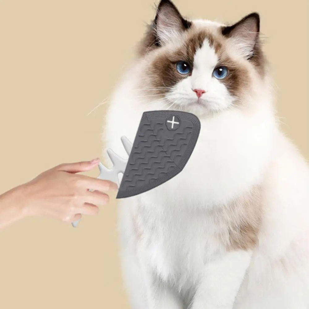 Cat Brushes For Indoor Cats Fishbone-Shaped Kitten Brush