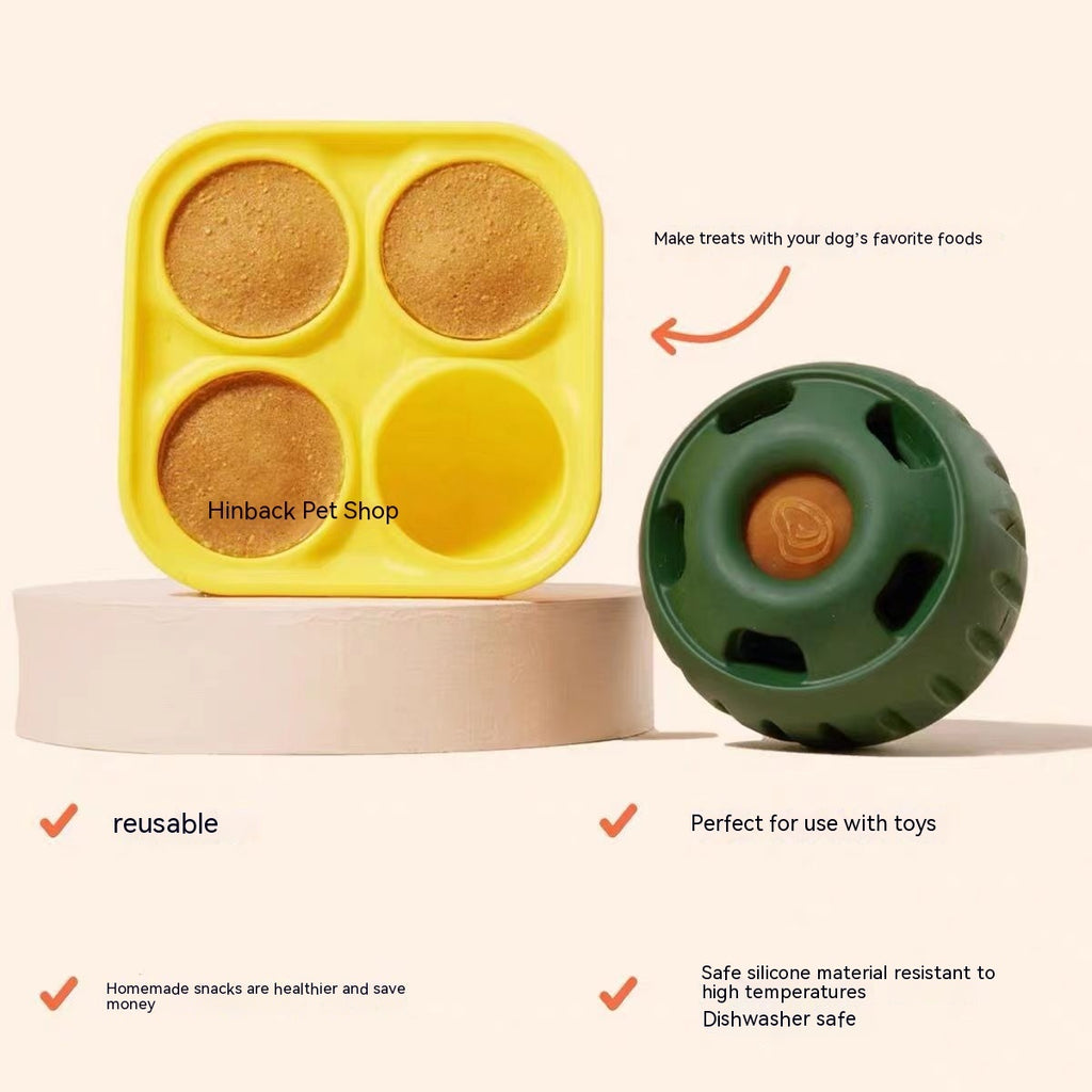 Stuffed Dog Eating Toy Ball