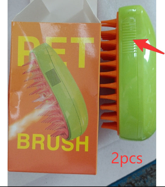 3 In 1 Cat Steam Brush Steamy Dog Brush Electric Spray