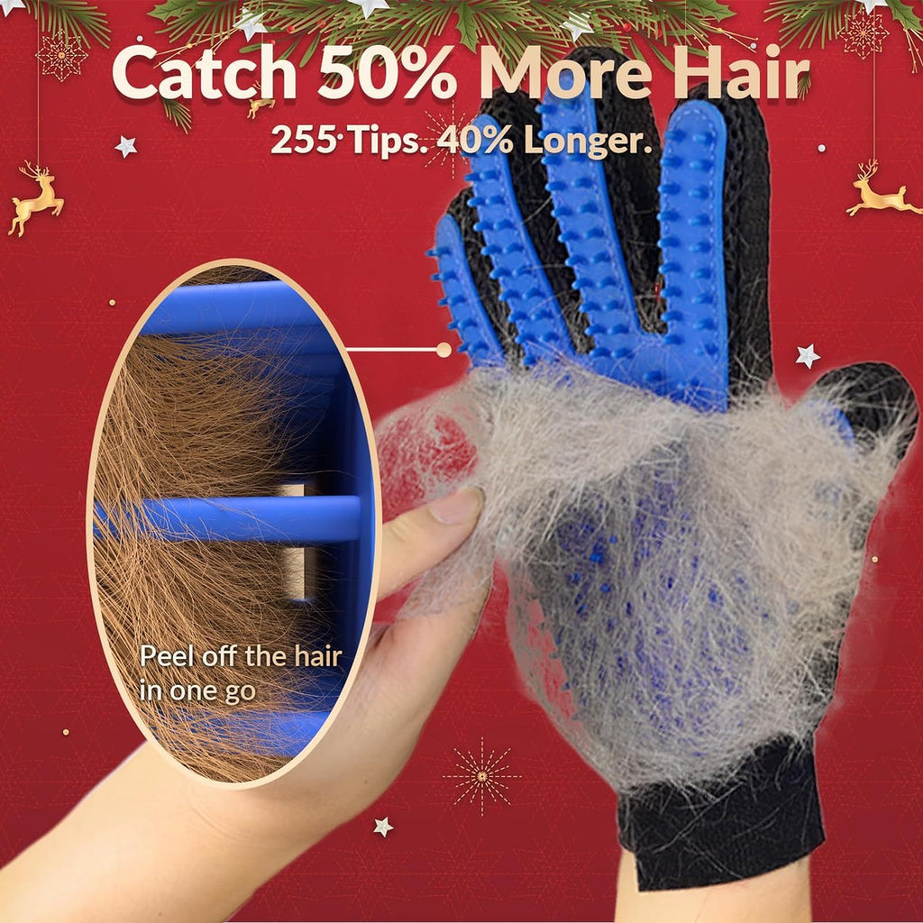 Upgrade Pet Grooming Gloves Cat Brushes