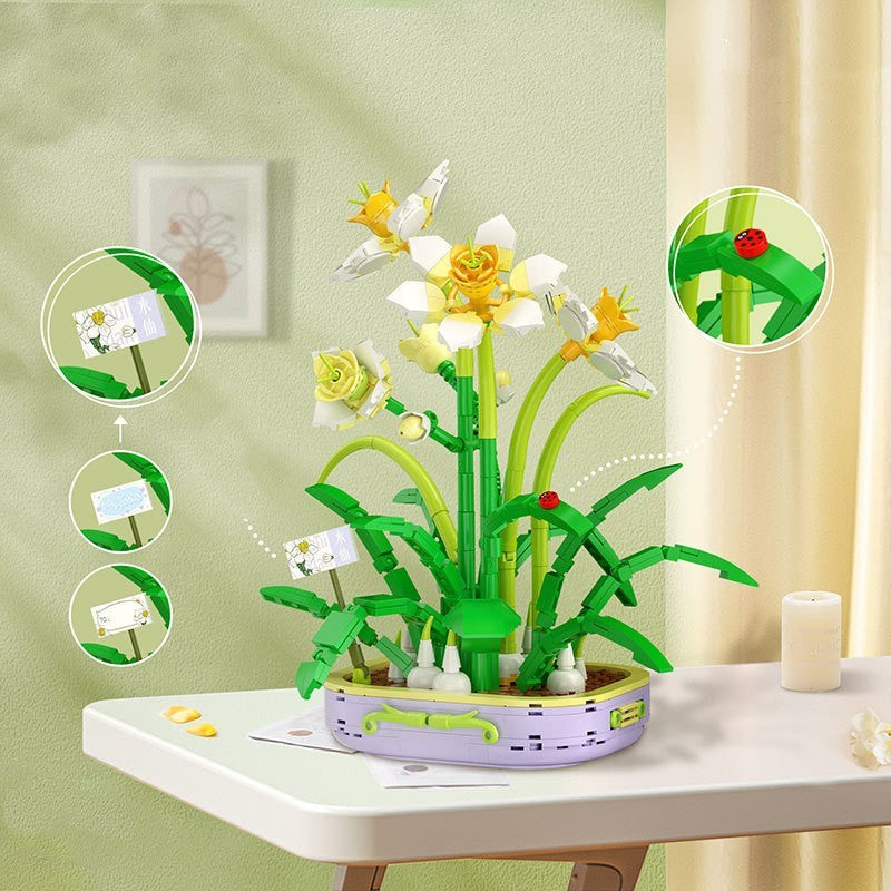 Small Particle Assembled Building Blocks For Children's Toys