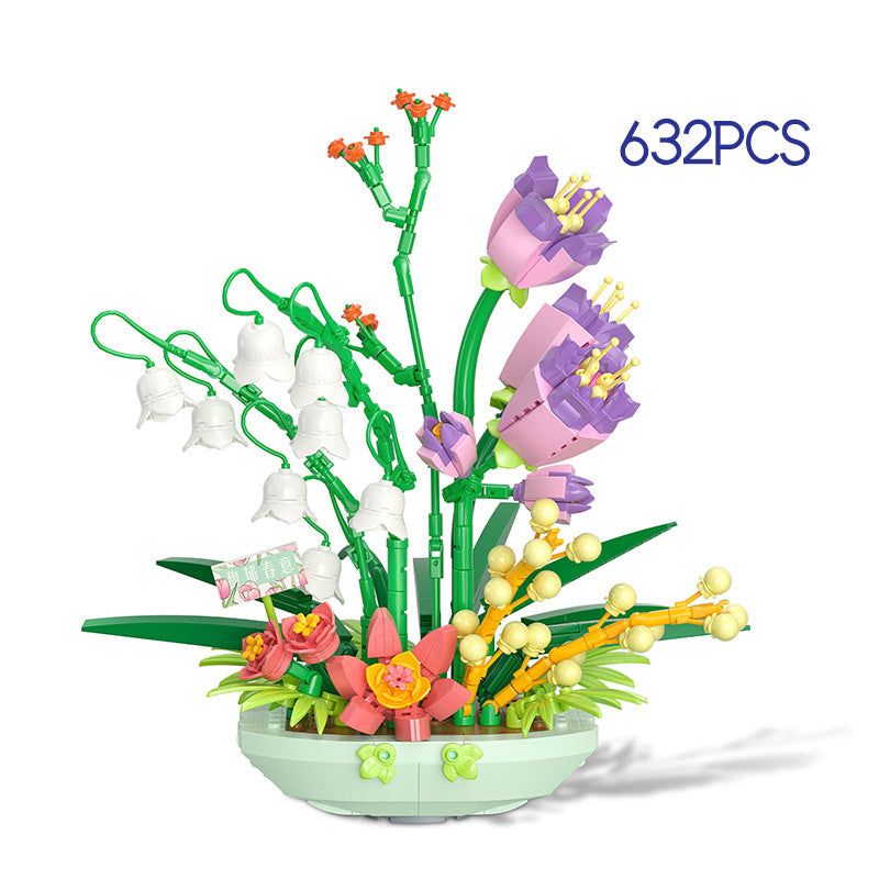 Small Particle Assembled Building Blocks For Children's Toys