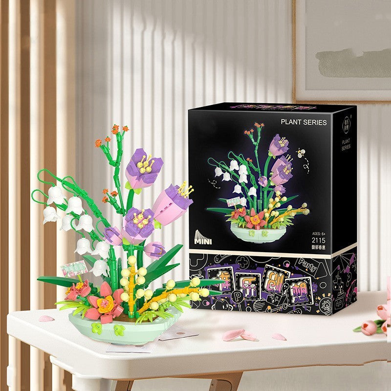 Small Particle Assembled Building Blocks For Children's Toys