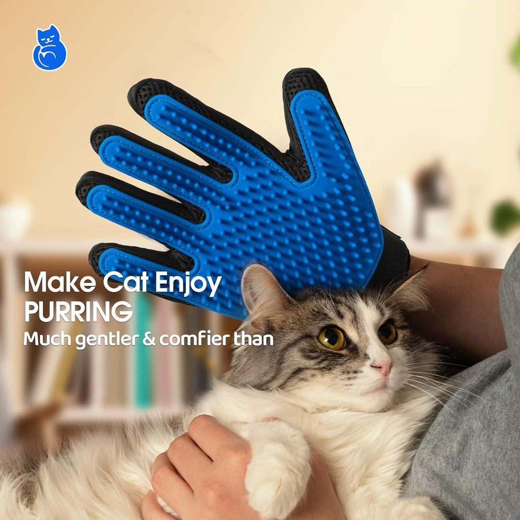 Upgrade Pet Grooming Gloves Cat Brushes