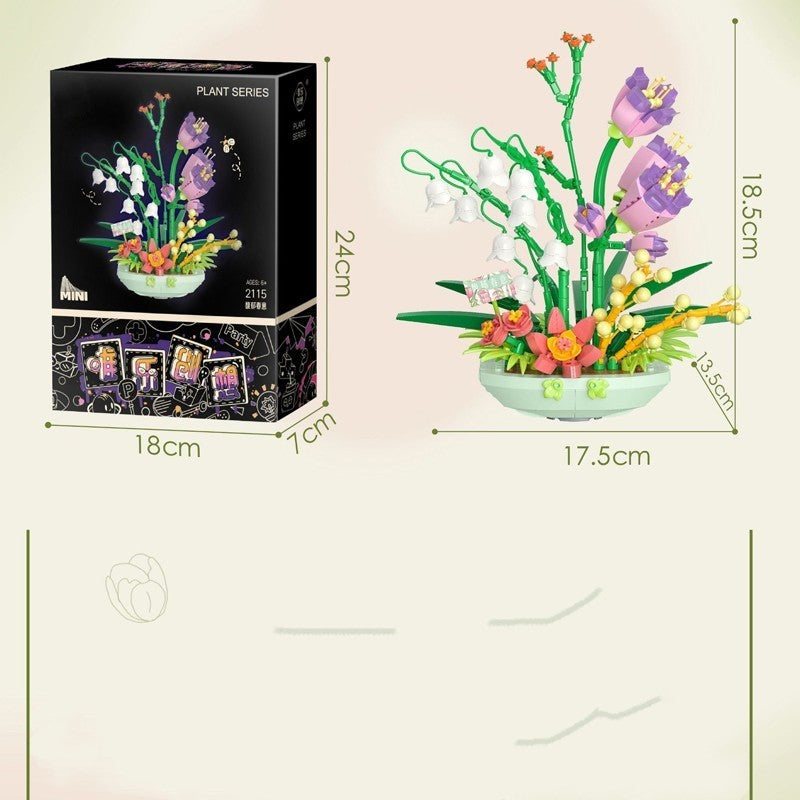 Small Particle Assembled Building Blocks For Children's Toys