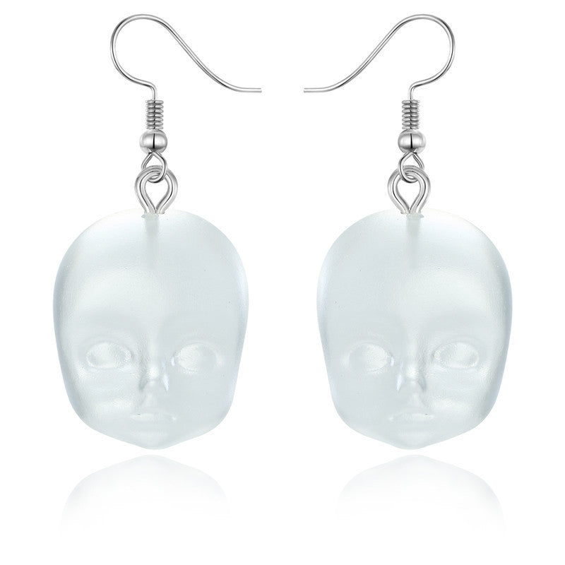 Jewelry Personality Halloween Elf Head Earrings